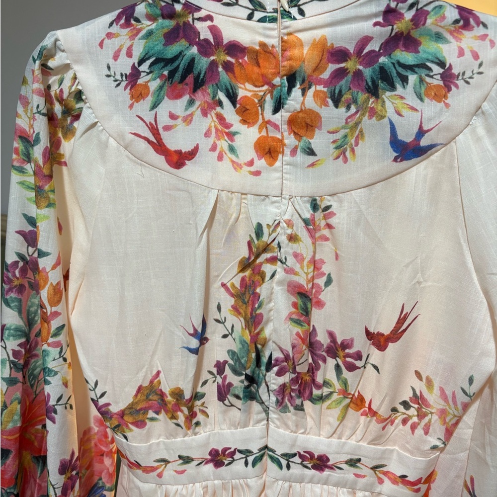 Designer Style floral mini dress EUC XS/S - Picture 11 of 11
